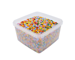 Mini-Linsen, Milchschokolade, Farbmischung – 2,5 kg