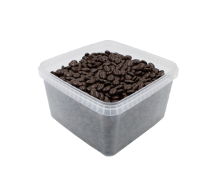 Mokkabohnen, dunkel-Schokolade mit Mokkageschmack - 2,5 kg